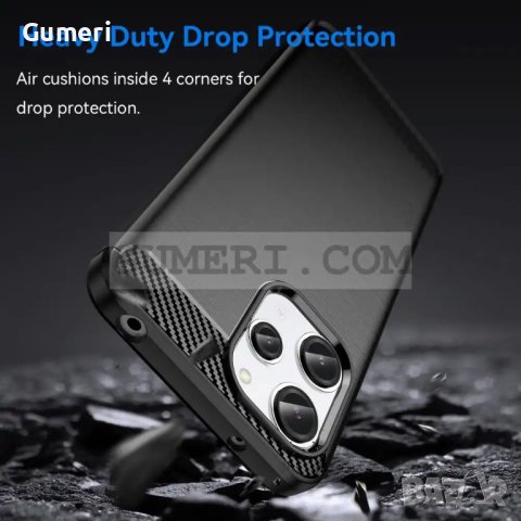 Xiaomi Redmi 12 4G Противоударен Силиконов Гръб - Карбон, снимка 5 - Калъфи, кейсове - 42650014