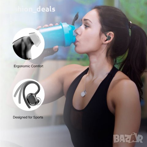 Нови Безжични слушалки Спортни с кутия за зареждане Earbuds за музика, снимка 6 - Bluetooth слушалки - 39665406