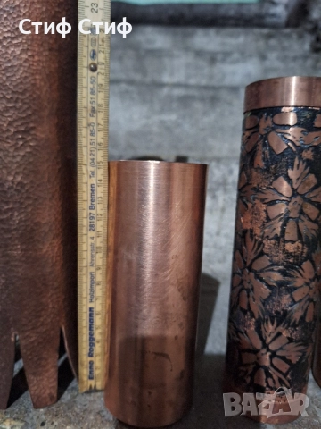 Медни съдове вази чаши, снимка 2 - Чаши - 52395389