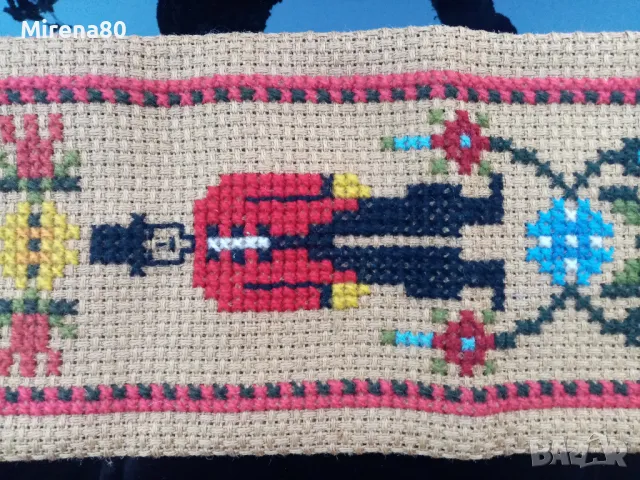 Винтидж пано-гоблен за стена, снимка 3 - Пана - 47369892