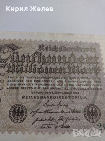Райх банкнота - Германия - 500 Милиона марки / 1923 година - 17983, снимка 4 - Нумизматика и бонистика - 31019919