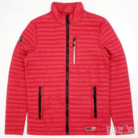 Superdry Packaway Оригинално Мъжко Олекотено Пухено Яке S, снимка 2 - Якета - 52828489