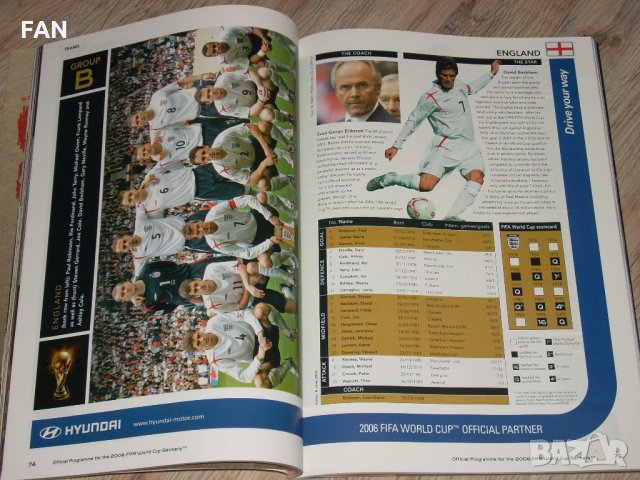 Оригинална програма от Световното първенство по футбол в Германия през 2006 г., снимка 5 - Фен артикули - 30327336