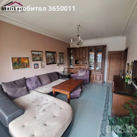 Обзаведен 3-стаен апартамент в Кючук Париж - между Billa и T Market