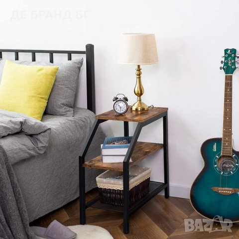 ПРОМОЦИЯ Странична помощна маса с 3 нива на съхранение BF60BZ01 , снимка 5 - Етажерки - 35092470