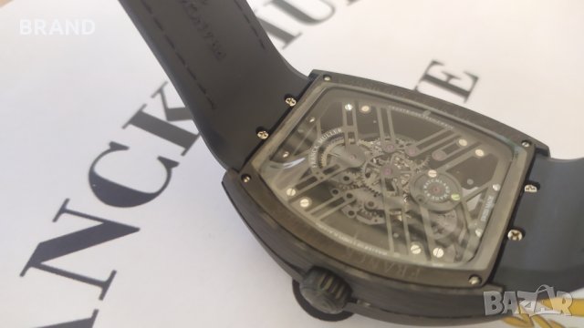 Уникален часовник Franck Muller Vanguard Carbon механичен клас 6А+, снимка 10 - Мъжки - 30281718