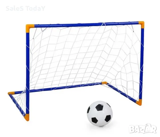 Футболна врата, пластмасова,+ топка , 105x76x69 см, снимка 2 - Футбол - 48066872