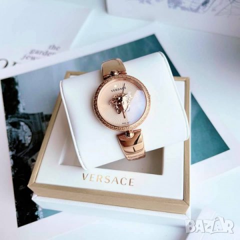 Луксозен дамски часовник Versace VECQ00718 Palazzo Rose Gold -35%, снимка 2 - Луксозни - 34886562