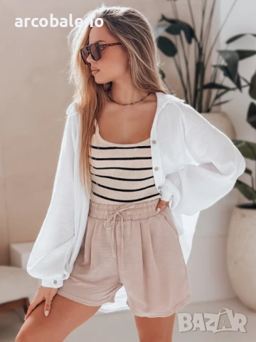 Дамски къси панталони RELAX TIME, 2цвята , снимка 2 - Къси панталони и бермуди - 50668645