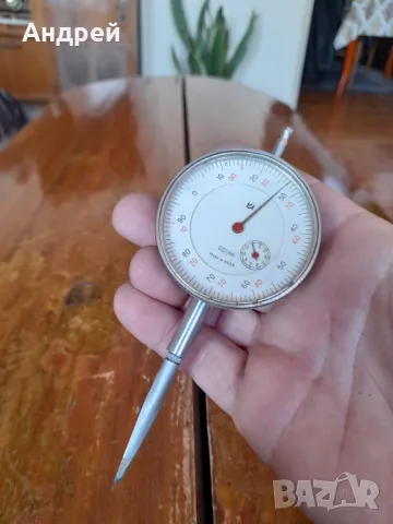 Стар индикаторен часовник,вътромер, снимка 3 - Други ценни предмети - 48319543