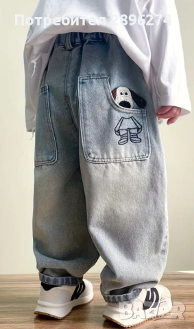 Детски дънкови панталони , снимка 2 - Детски панталони и дънки - 52924340