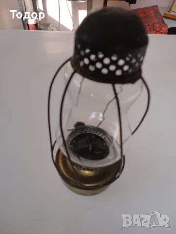 Немска бронзова газена лампа фенер Orion, снимка 10 - Антикварни и старинни предмети - 49621518