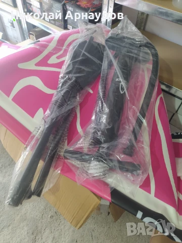 Надуваем SUP падълборд Acopace Pink Z03 + аксесоари, снимка 3 - Водни спортове - 51299849