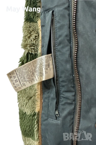 Мъжка зимна парка Scotch & Soda, Ватирана, с качулка, Тъмнозелен, L,  нова, снимка 6 - Якета - 53263389