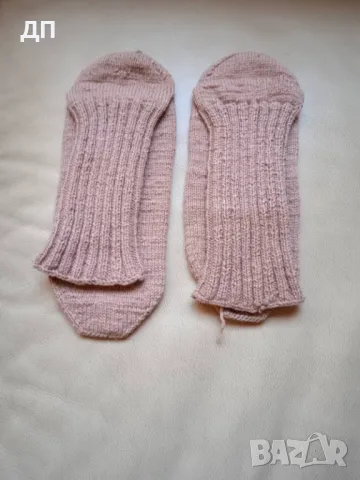 Плетени вълнени чорапи, снимка 2 - Дамски чорапи - 49190425