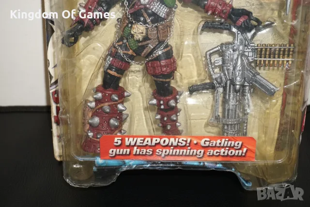 Рядка Фигура 1998 McFarlane Spawn IV Unmasked Series 12 Action Figure With 5 Weapons NEW SEALED, снимка 5 - Колекции - 56241982