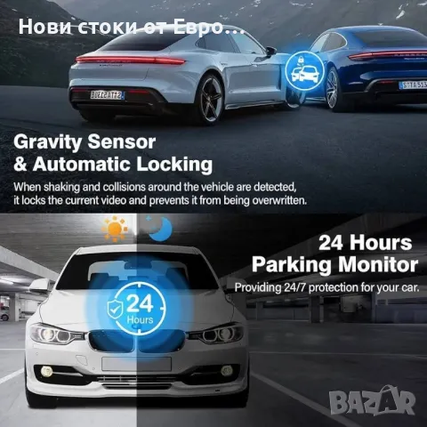 Даш камера Full HD WDR S7 с задна камера и карта 64G SD
2K камера с двойно табло за автомобили, снимка 5 - Аксесоари и консумативи - 50335934