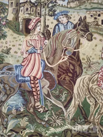 стар килим за стена-викториански мотив, снимка 6 - Други ценни предмети - 47738478