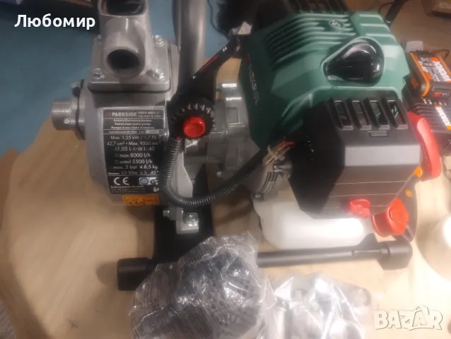 PARKSIDE бензинова помпа за чиста вода »PBKP 8000 A1 «, 1.25 kW, 1.7 HP

, снимка 2 - Градинска техника - 47850646