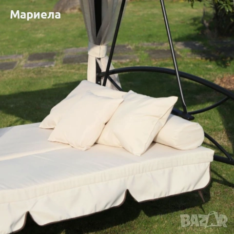 Луксозна градинска шатра с люлка и функция сън за пълен релакс, снимка 6 - Градински мебели, декорация  - 53337577