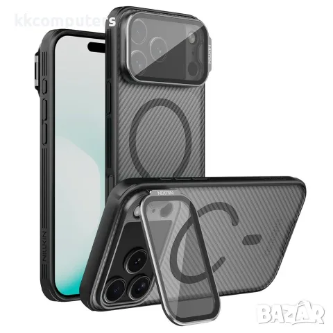 Калъф NILLKIN CamShield Prop Magnetic за iPhone 18 Pro Max / 17 Pro Max Удароустойчив TPU + PC с Mag
