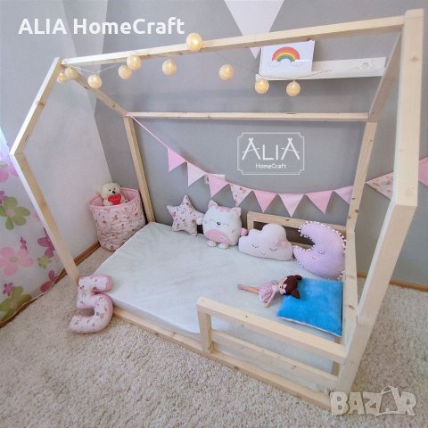 Легло Монтесори | модел: "ЦВЕТИ" | Лело къщичка