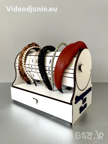 Органайзер/поставка за диадеми, фибички, ластици и всякакви любими и ценни неща, снимка 6 - Аксесоари за коса - 48000645