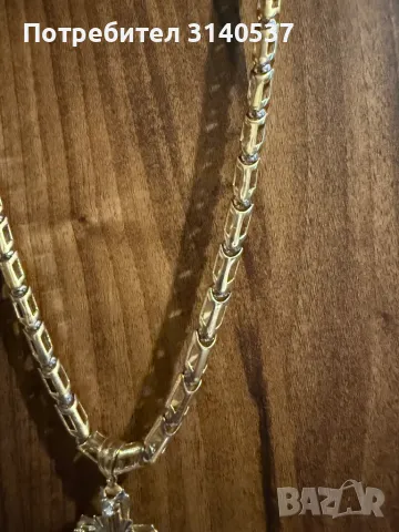 Уникален Златен Синджир 73,36гр.14к. , снимка 2 - Колиета, медальони, синджири - 47794529