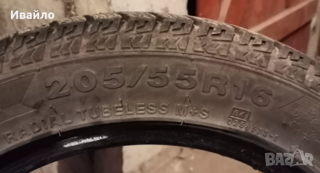 Продавам 1 брой зимна гума 205.55.16 дот 2019 , снимка 2 - Гуми и джанти - 52824322