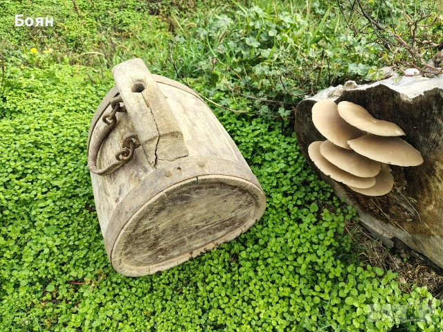 Стар голям бъкел за вода., снимка 4 - Антикварни и старинни предмети - 53883166