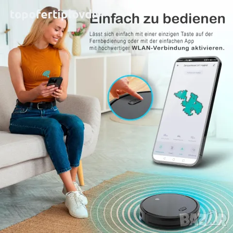 Прахосмукачка робот Zeropuntosei 0.6 UV1 Hybrid Robot,Гаранция, снимка 3 - Прахосмукачки - 47630511