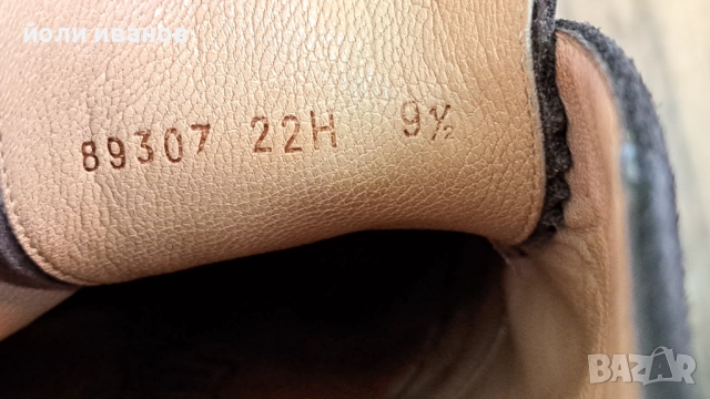 Paraboot-френски ретро шити кожени обувки 44 номер, снимка 9 - Маратонки - 52974402