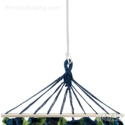 Промоция! Двоен градински хамак Gardlov с 80 см дървени рейки 260x160cm, снимка 5 - Градински мебели, декорация  - 44934941