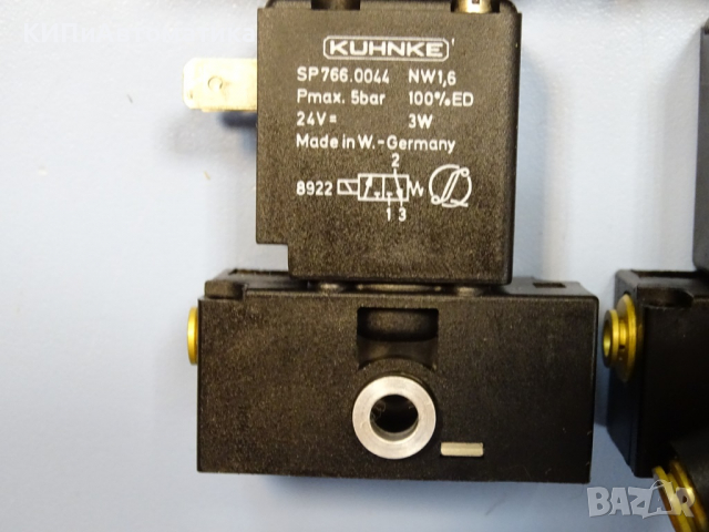 пневматичен блок KUHNKE SP 766.0044 24VDC solenoid valve, снимка 10 - Резервни части за машини - 36530589