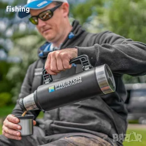 PRESTON 1.4L Stainless Steel Flask - Термос, снимка 13 - Екипировка - 47526385
