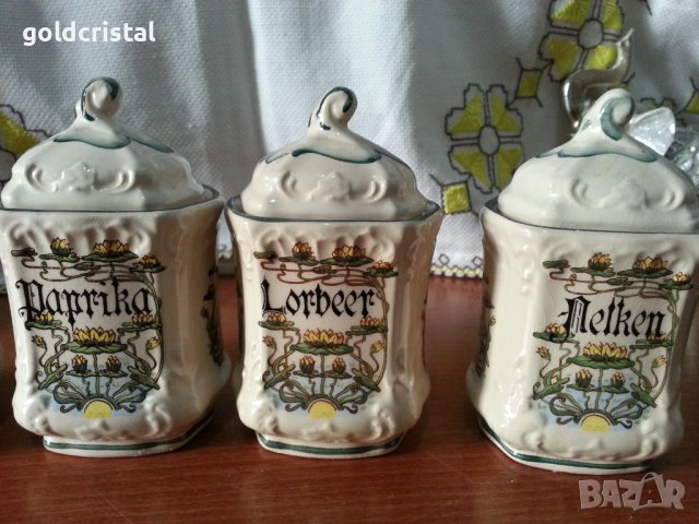 Бурканчета за подправки , снимка 3 - Антикварни и старинни предмети - 42769385