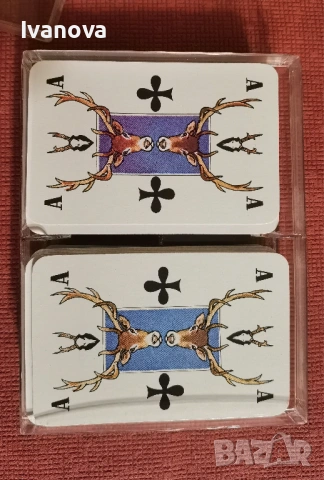 Колекционерски карти с ловни мотиви, Coeur Германия. , снимка 3 - Карти за игра - 54089913