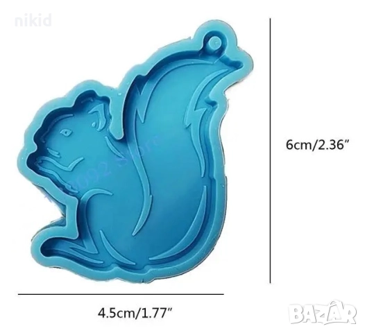Катерица Ккатеричка висулка ключодържател силиконов молд форма фондан шоколад гипс декор, снимка 3 - Форми - 52254700