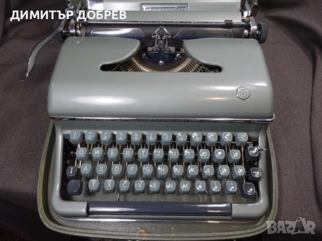 СТАРА РЕТРО ПОРТАТИВНА ПИШЕЩА МАШИНА TORPEDO 18 GERMANY