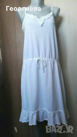 Рокля от 100% памук, с рязана дантела👗🍀M/L, L, XL👗🍀арт.1002