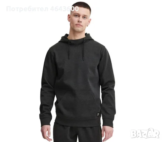 Мъжки суитшърт SOLID SDQuinton Grey, снимка 4 - Спортни дрехи, екипи - 56350509