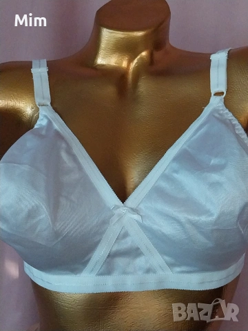 85 D Бял сутиен без банели , снимка 5 - Бельо - 54337268