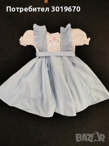 Памучна рокличка за момиче, снимка 1 - Детски рокли и поли - 42298981