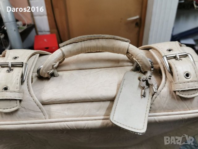 Страхотен кожен куфар, снимка 5 - Куфари - 38451940