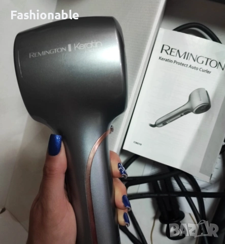  Автоматична маша за къдрене на коса Remington Keratin Protect, снимка 5 - Маши за коса - 53182061