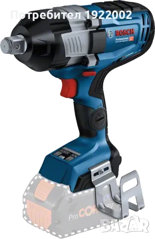 Акумулаторен ударен гайковерт BOSCH GDS 18V-1600 HC SOLO
