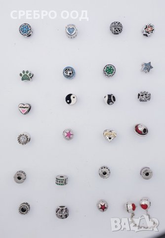 Сребърни талисмани Ag 925 тип PANDORA, снимка 3 - Колиета, медальони, синджири - 33752388