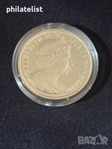 Остров Ман 2010 - 1 Crown - Зимни Олимпийски игри Ванкувър UNC, снимка 3 - Нумизматика и бонистика - 55941628