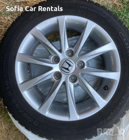 Лети джанти Honda 16" зимни гуми, снимка 2 - Гуми и джанти - 55777384