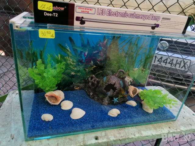 Нов аквариум за рибки , снимка 1 - Аквариуми - 44922794